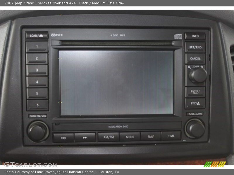 Black / Medium Slate Gray 2007 Jeep Grand Cherokee Overland 4x4