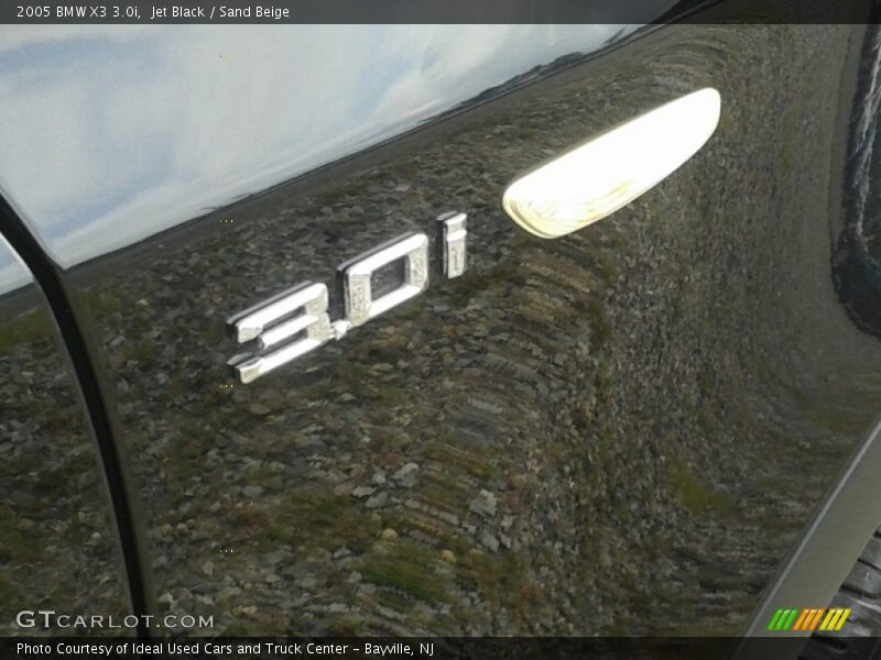 Jet Black / Sand Beige 2005 BMW X3 3.0i