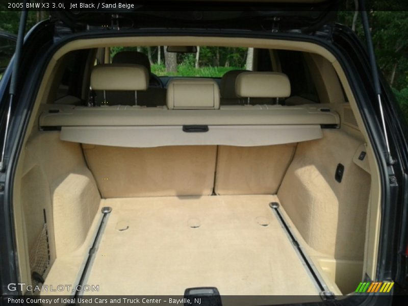 Jet Black / Sand Beige 2005 BMW X3 3.0i
