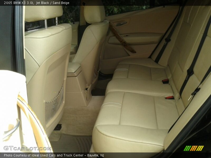 Jet Black / Sand Beige 2005 BMW X3 3.0i