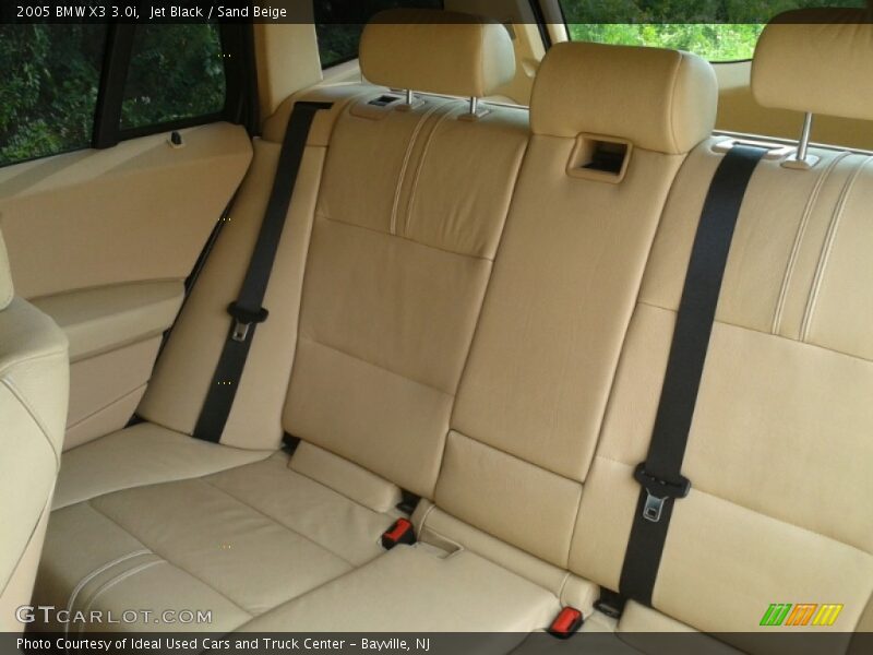 Jet Black / Sand Beige 2005 BMW X3 3.0i