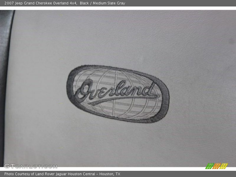 Black / Medium Slate Gray 2007 Jeep Grand Cherokee Overland 4x4