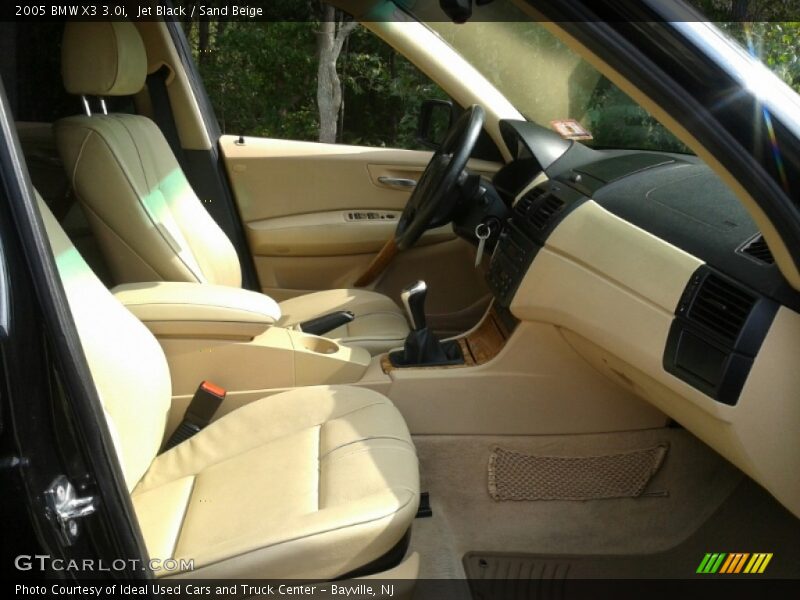 Jet Black / Sand Beige 2005 BMW X3 3.0i
