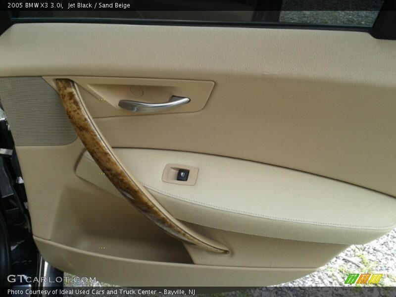 Jet Black / Sand Beige 2005 BMW X3 3.0i