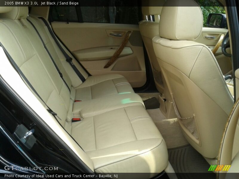 Jet Black / Sand Beige 2005 BMW X3 3.0i