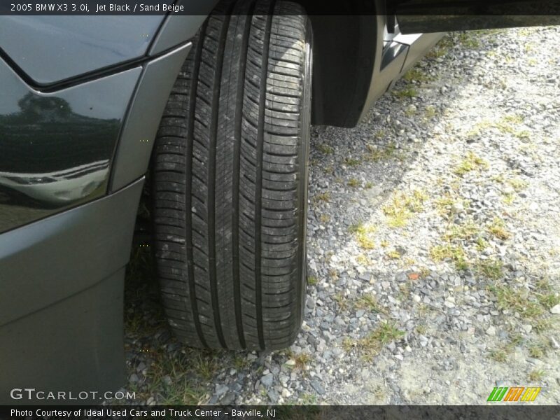 Jet Black / Sand Beige 2005 BMW X3 3.0i