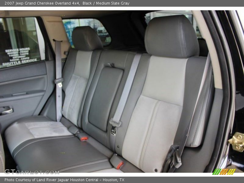 Black / Medium Slate Gray 2007 Jeep Grand Cherokee Overland 4x4