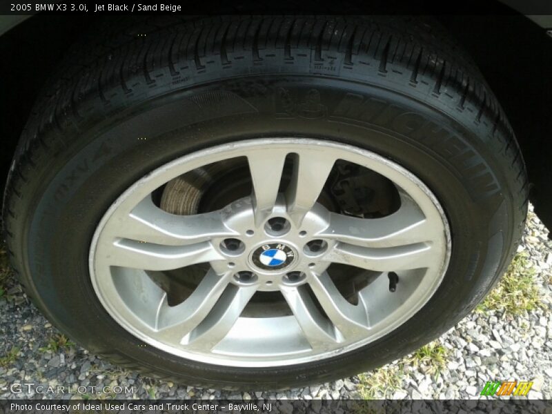 Jet Black / Sand Beige 2005 BMW X3 3.0i