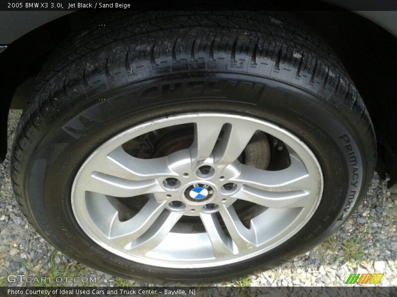 Jet Black / Sand Beige 2005 BMW X3 3.0i