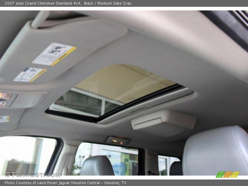 Black / Medium Slate Gray 2007 Jeep Grand Cherokee Overland 4x4