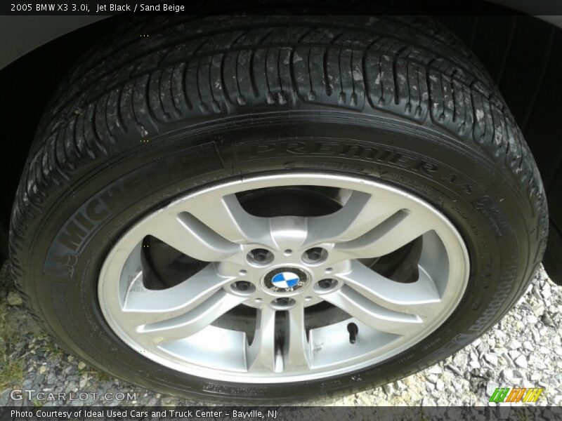 Jet Black / Sand Beige 2005 BMW X3 3.0i
