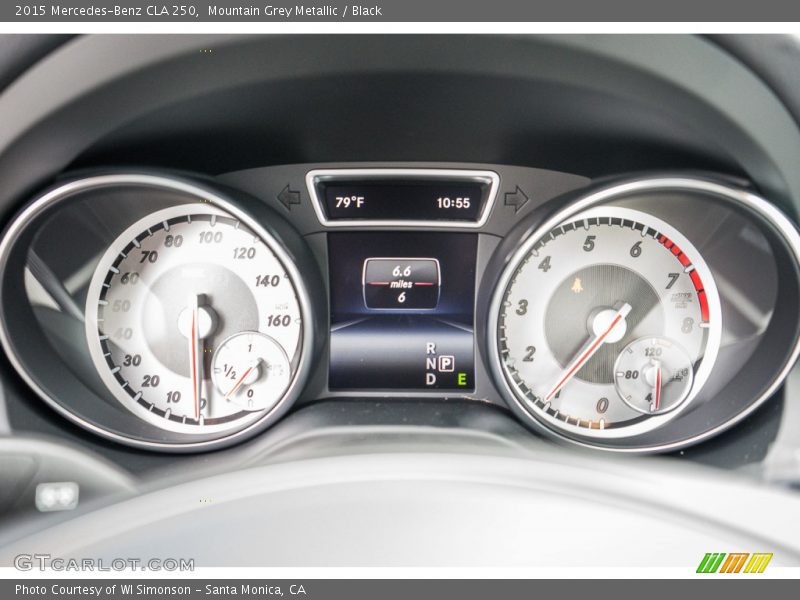 Mountain Grey Metallic / Black 2015 Mercedes-Benz CLA 250
