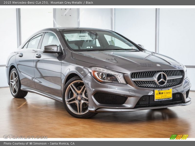 Mountain Grey Metallic / Black 2015 Mercedes-Benz CLA 250