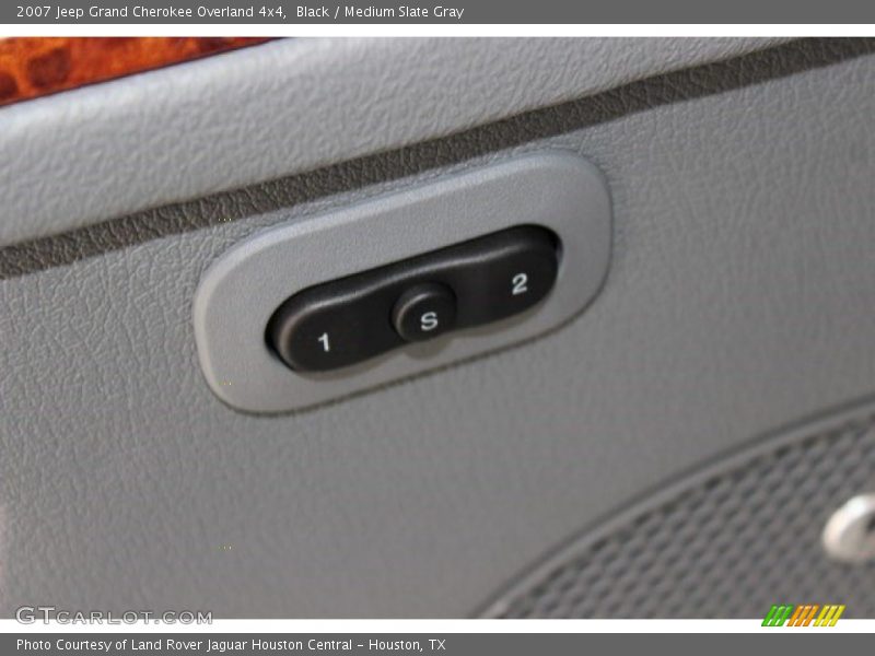 Black / Medium Slate Gray 2007 Jeep Grand Cherokee Overland 4x4