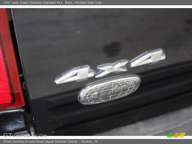 Black / Medium Slate Gray 2007 Jeep Grand Cherokee Overland 4x4