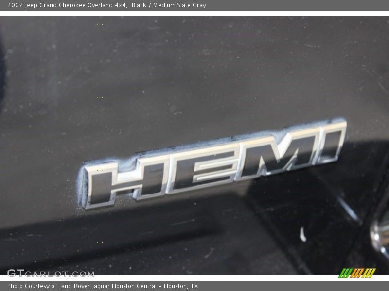 Black / Medium Slate Gray 2007 Jeep Grand Cherokee Overland 4x4