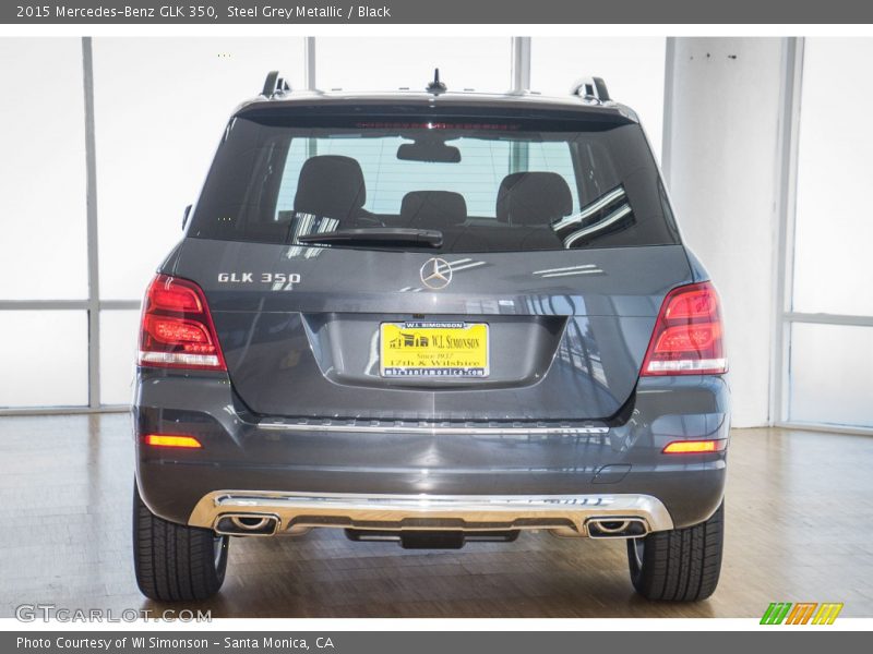 Steel Grey Metallic / Black 2015 Mercedes-Benz GLK 350