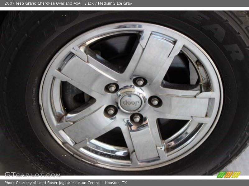 Black / Medium Slate Gray 2007 Jeep Grand Cherokee Overland 4x4
