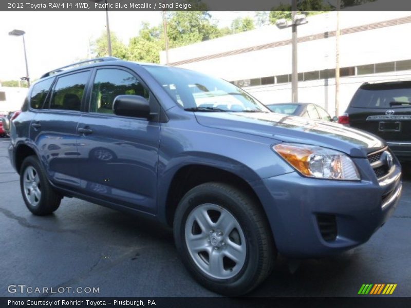 Pacific Blue Metallic / Sand Beige 2012 Toyota RAV4 I4 4WD