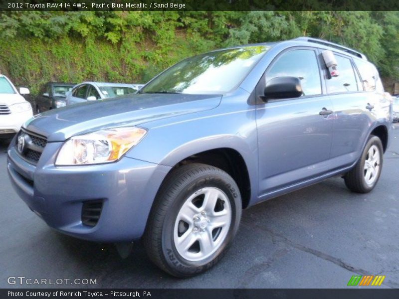 Pacific Blue Metallic / Sand Beige 2012 Toyota RAV4 I4 4WD