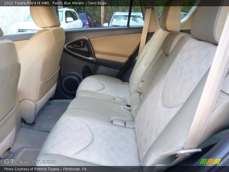 Pacific Blue Metallic / Sand Beige 2012 Toyota RAV4 I4 4WD