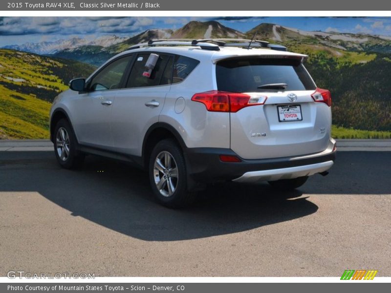 Classic Silver Metallic / Black 2015 Toyota RAV4 XLE