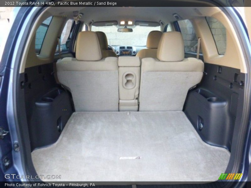 Pacific Blue Metallic / Sand Beige 2012 Toyota RAV4 I4 4WD