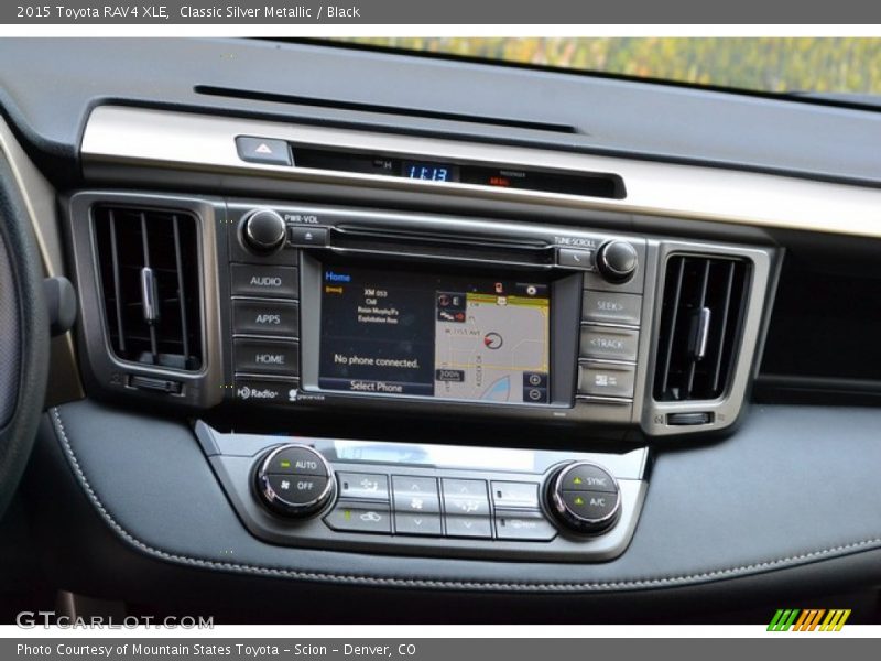 Classic Silver Metallic / Black 2015 Toyota RAV4 XLE