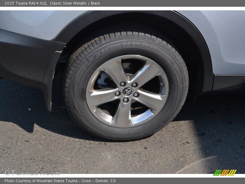 Classic Silver Metallic / Black 2015 Toyota RAV4 XLE