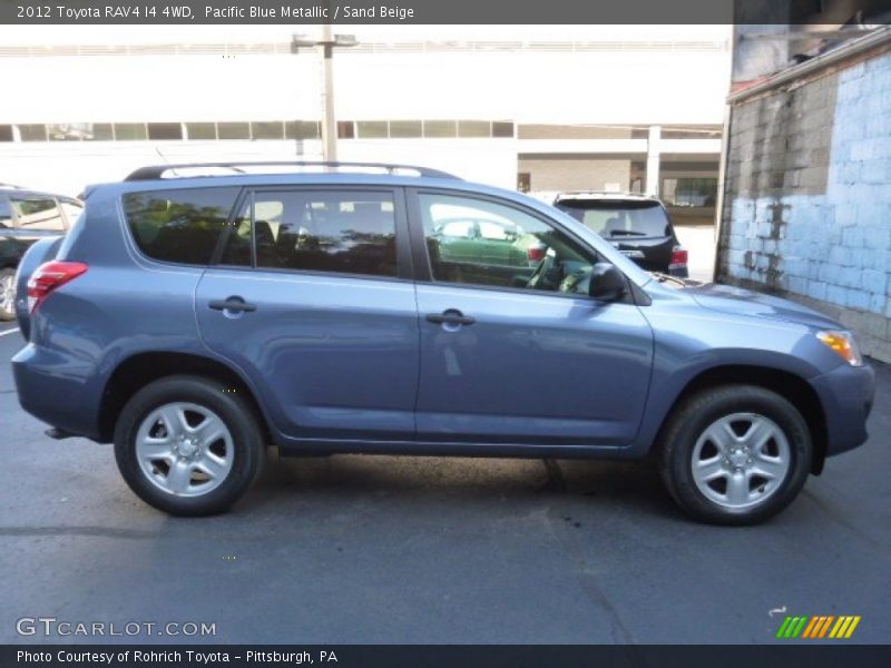 Pacific Blue Metallic / Sand Beige 2012 Toyota RAV4 I4 4WD