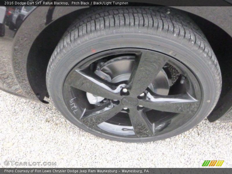 Pitch Black / Black/Light Tungsten 2016 Dodge Dart SXT Rallye Blacktop