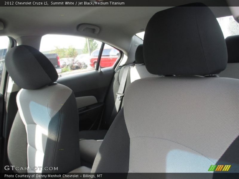 Summit White / Jet Black/Medium Titanium 2012 Chevrolet Cruze LS
