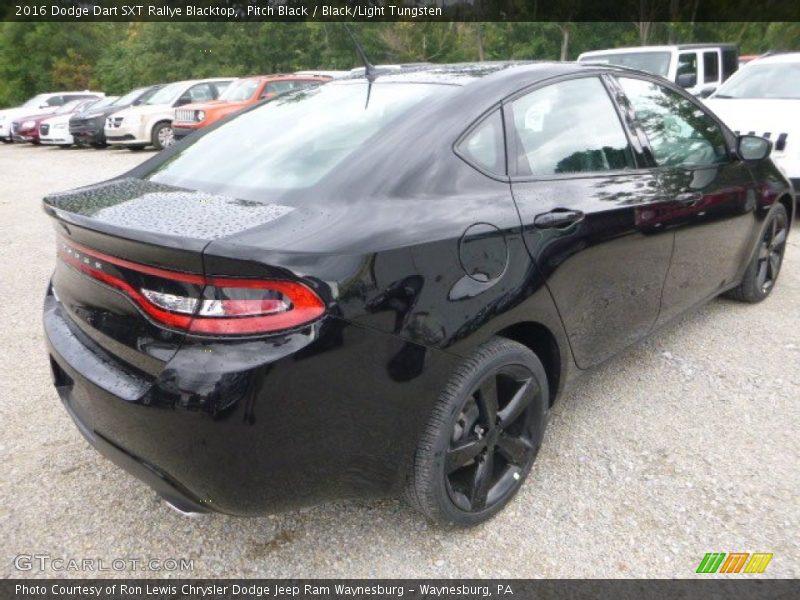 Pitch Black / Black/Light Tungsten 2016 Dodge Dart SXT Rallye Blacktop