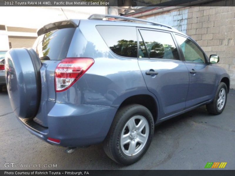 Pacific Blue Metallic / Sand Beige 2012 Toyota RAV4 I4 4WD