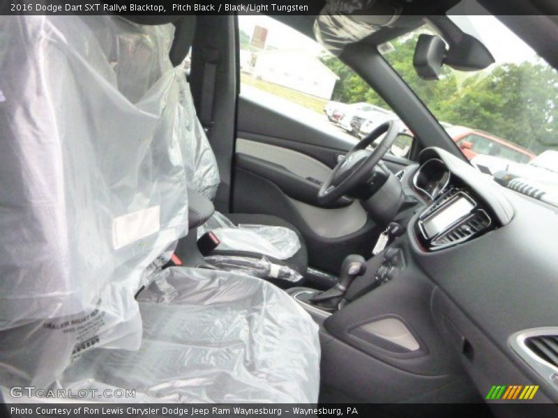 Pitch Black / Black/Light Tungsten 2016 Dodge Dart SXT Rallye Blacktop
