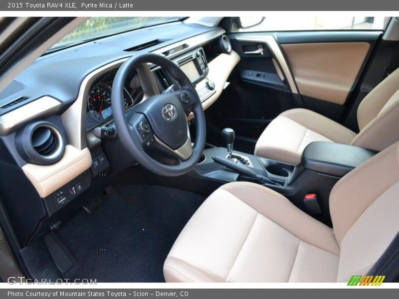  2015 RAV4 XLE Latte Interior