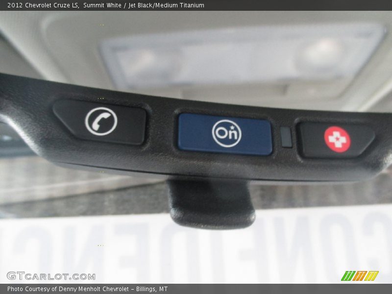 Summit White / Jet Black/Medium Titanium 2012 Chevrolet Cruze LS