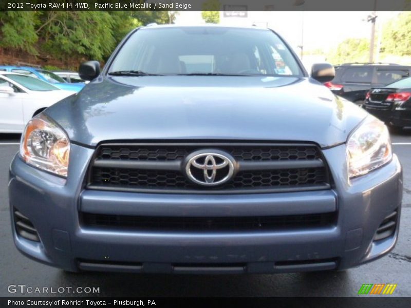 Pacific Blue Metallic / Sand Beige 2012 Toyota RAV4 I4 4WD