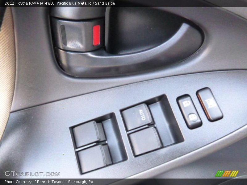 Pacific Blue Metallic / Sand Beige 2012 Toyota RAV4 I4 4WD