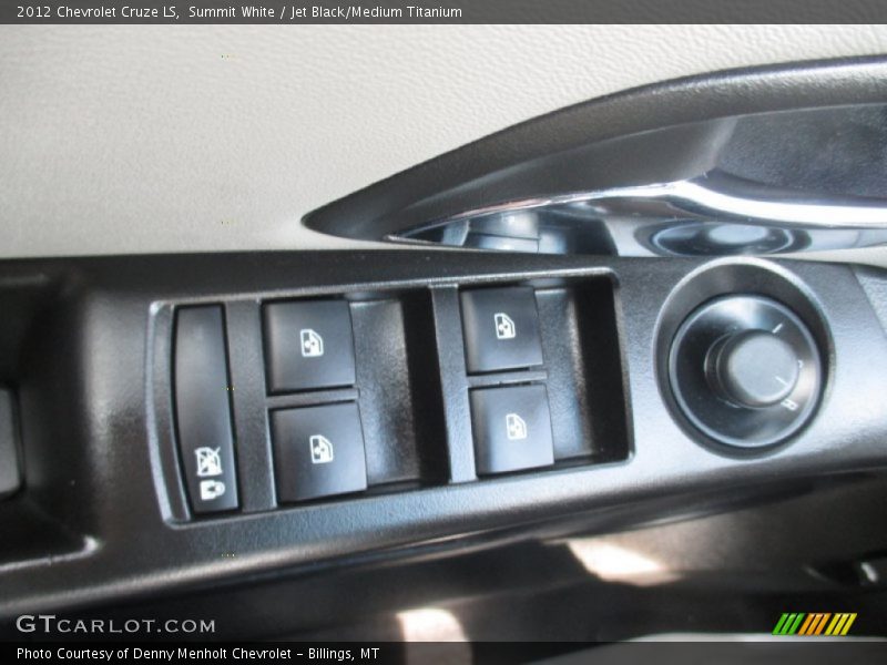 Summit White / Jet Black/Medium Titanium 2012 Chevrolet Cruze LS