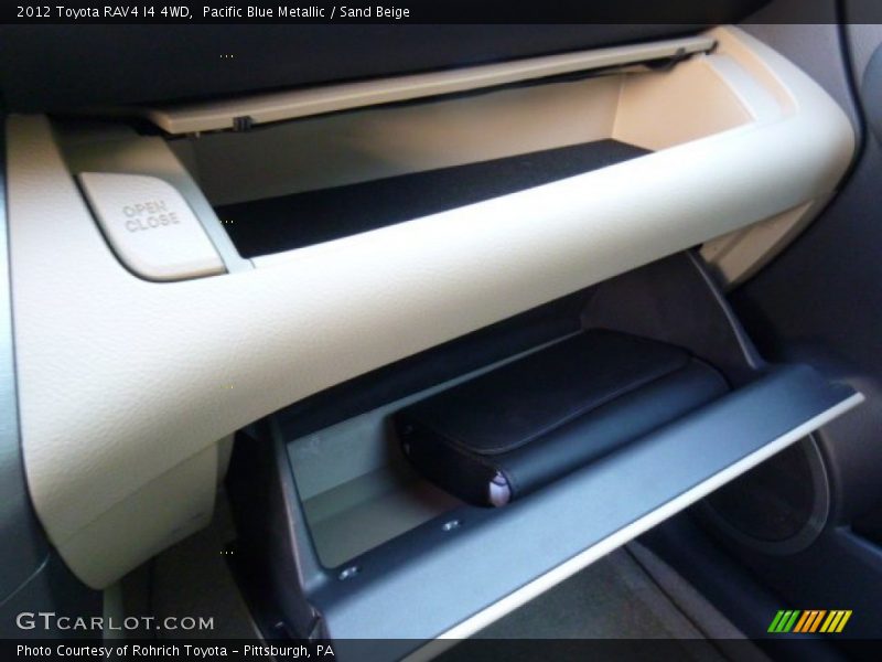 Pacific Blue Metallic / Sand Beige 2012 Toyota RAV4 I4 4WD