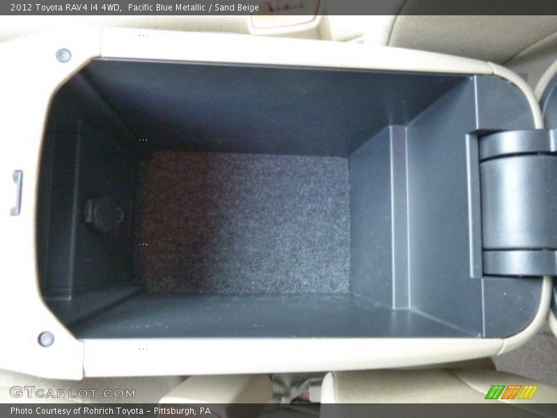 Pacific Blue Metallic / Sand Beige 2012 Toyota RAV4 I4 4WD