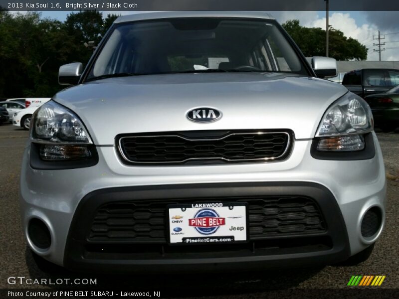 Bright Silver / Black Cloth 2013 Kia Soul 1.6