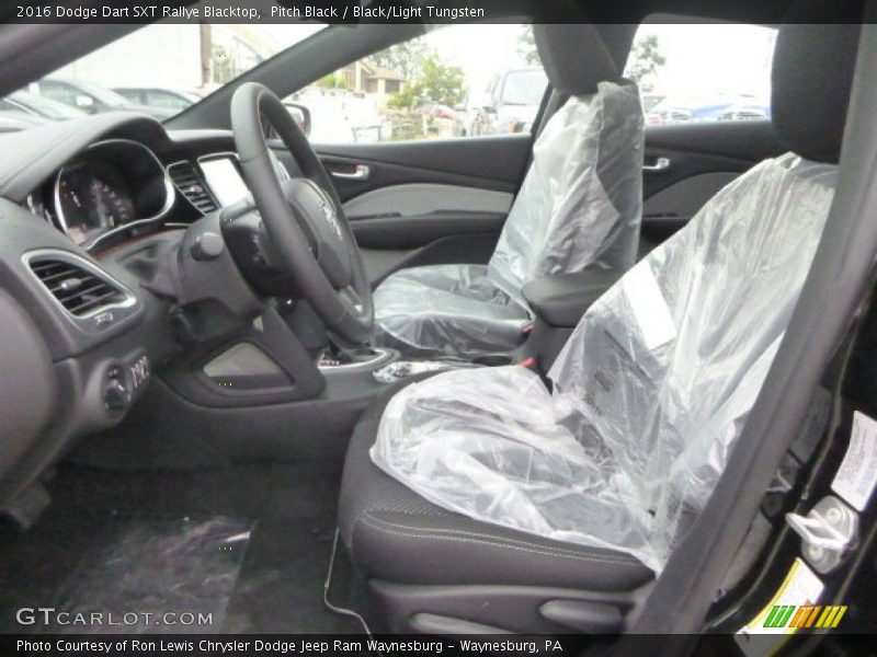 Pitch Black / Black/Light Tungsten 2016 Dodge Dart SXT Rallye Blacktop