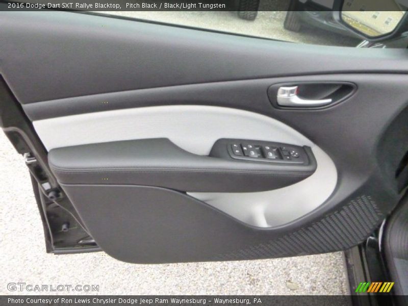 Pitch Black / Black/Light Tungsten 2016 Dodge Dart SXT Rallye Blacktop