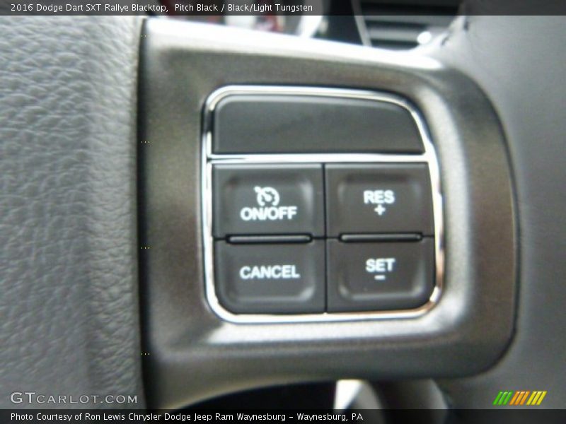 Pitch Black / Black/Light Tungsten 2016 Dodge Dart SXT Rallye Blacktop