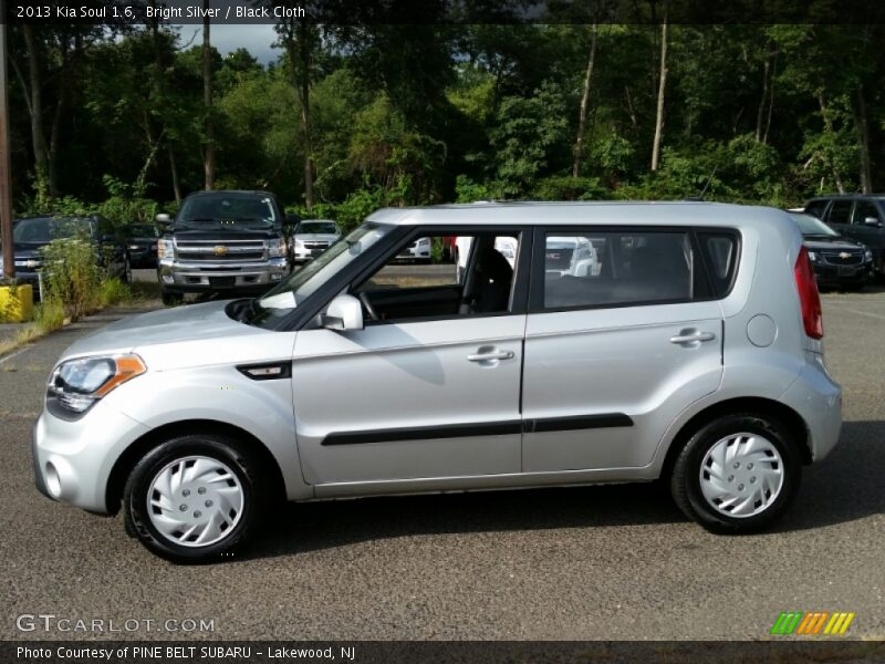 Bright Silver / Black Cloth 2013 Kia Soul 1.6