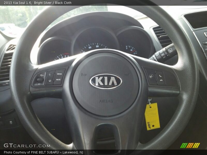 Bright Silver / Black Cloth 2013 Kia Soul 1.6