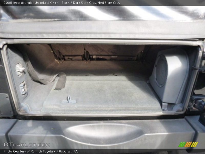 Black / Dark Slate Gray/Med Slate Gray 2008 Jeep Wrangler Unlimited X 4x4