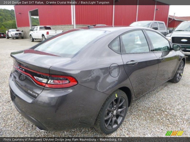 Granite Crystal Metallic / Black/Light Tungsten 2016 Dodge Dart SXT Rallye